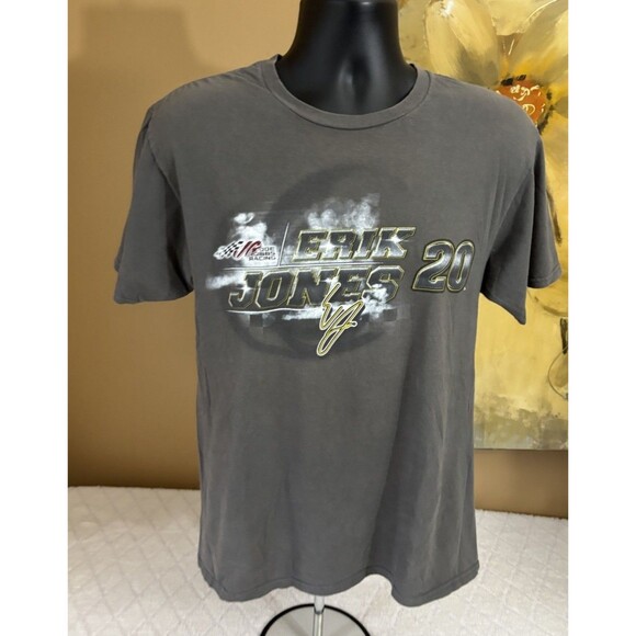 Joe Gibbs Racing 2019 Erik Jones #20 Dewalt Sponsor NASCAR 2 Sided Tee Size M - Picture 3 of 15